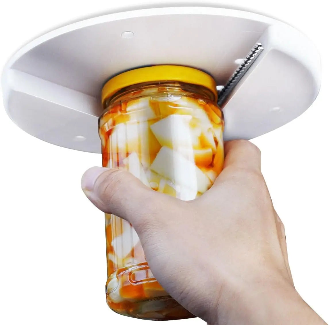 Under Cabinet Jar Opener for Weak Hands, for Seniors w/ Arthritis，Opener-Can Openers for Seniors w/ Arthritis Kitchen