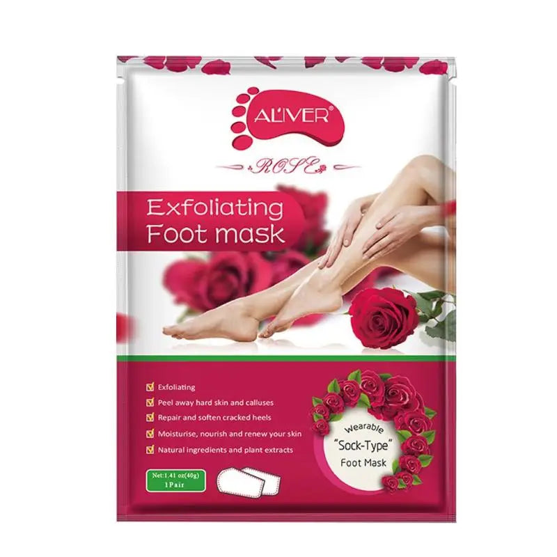 2pcs/Set Socks For Pedicure Socks For Feet Peeling Foot Mask Health Care Skin Care Feet Dead Skin Removal Exfoliating Foot Mask