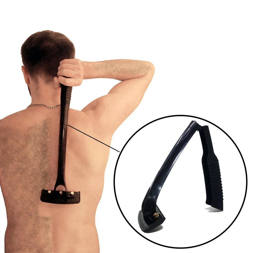 Safety Long Handle Folding Back Shaver Body Shaver Back Hair Trimmer Body Leg Back Razor Shaver Epilator Hair Removal Tool