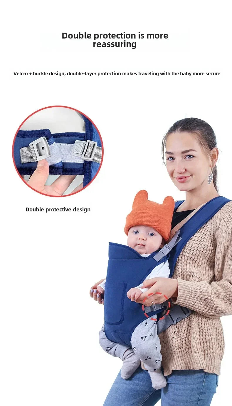 Baby Going Out Safety Sling Carrier Multifunctional Shoulder Baby Carrier Four Methods Front and Back Versatile for All Seasons