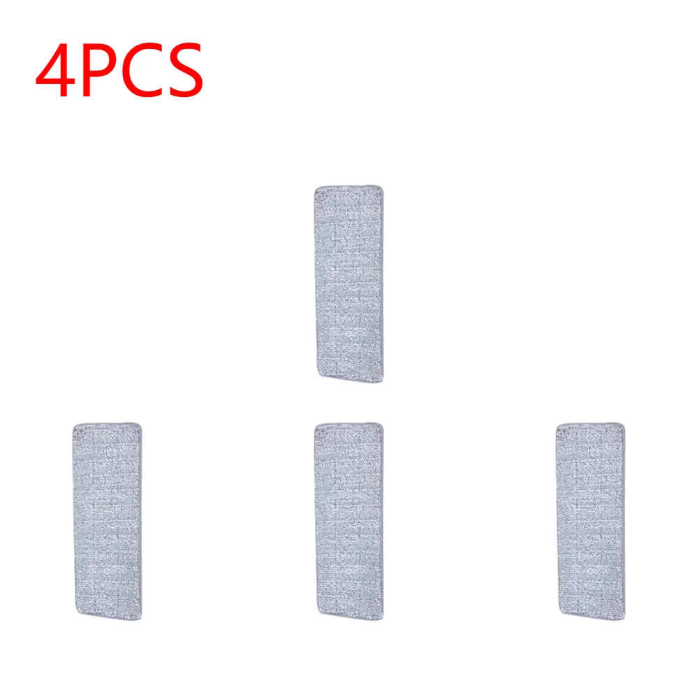 Rotating Head Household Cleaning Cloth Replacement Mop Microfiber Flexible Mop Heads Multi-function Stickable for Home Office