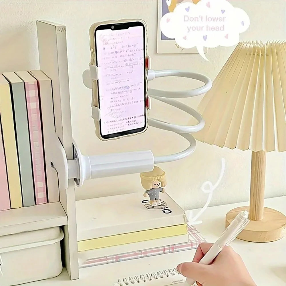Universal 360° Adjustable Mobile Phone Holder Flexible Clip Stand Smartphone Holder Lazy Holder Bed Desktop Bracket Mount Stand