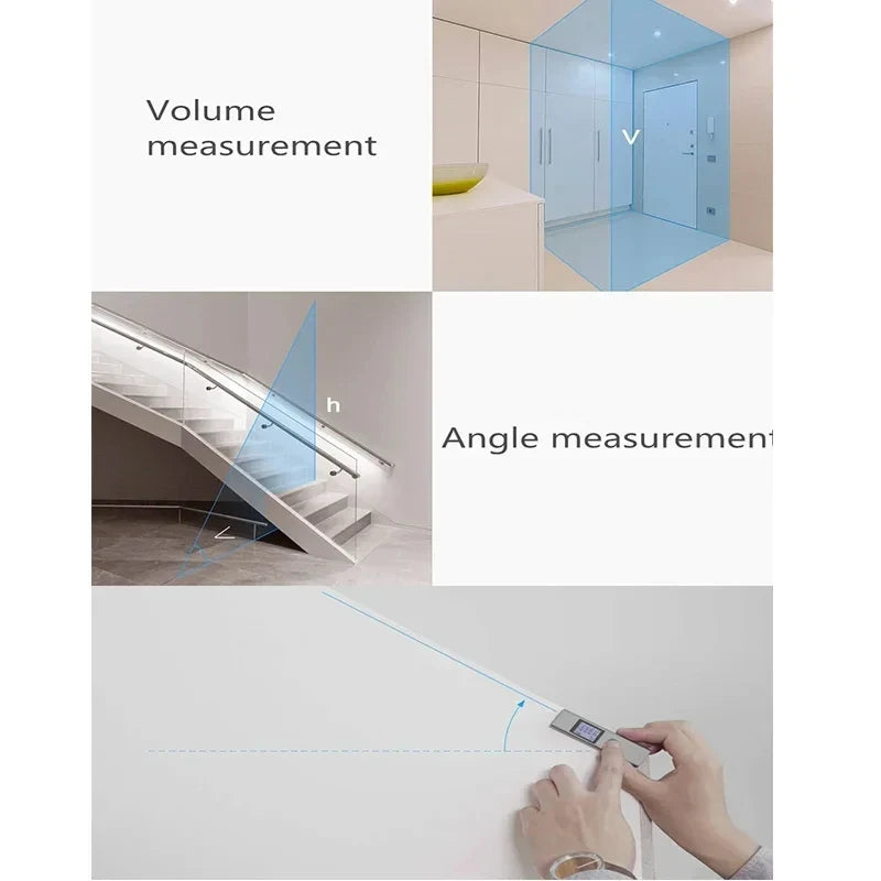 Original AtuMan DUKA Laser Range finder 25/40m LS-P/LS-1 Portable USB Charger High Precision Measurement Laser Range Finder