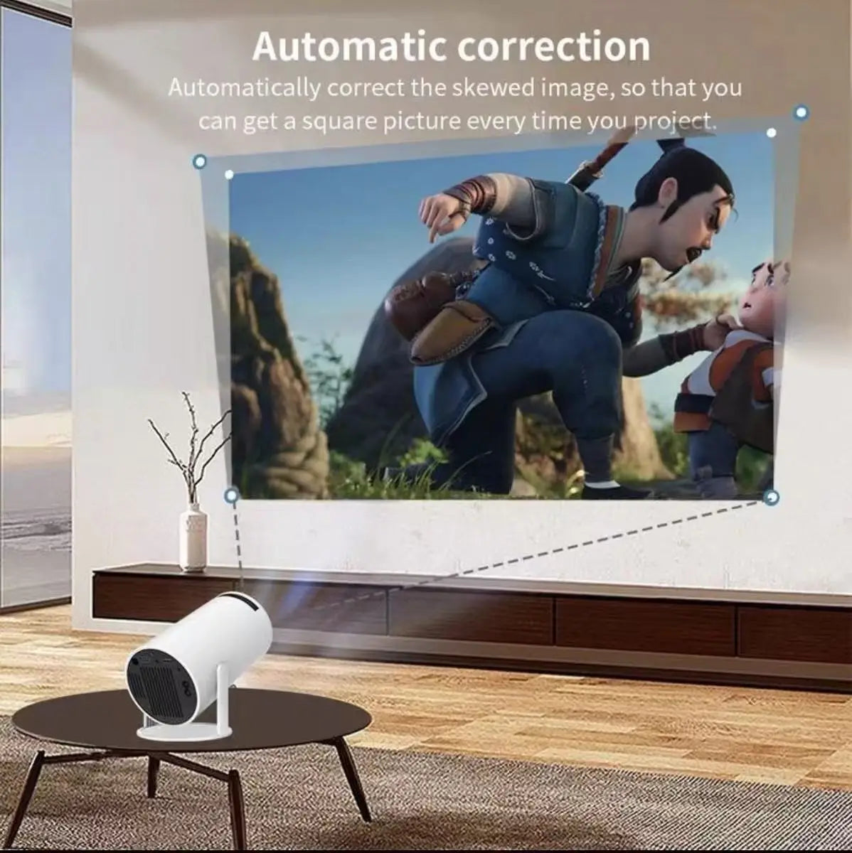 Hy300 Pro And FY300 new Projector 4K  Wifi 1080P 1280*720P HD Home Cinema Outdoor Portable Video Movies Led Mini Projetor
