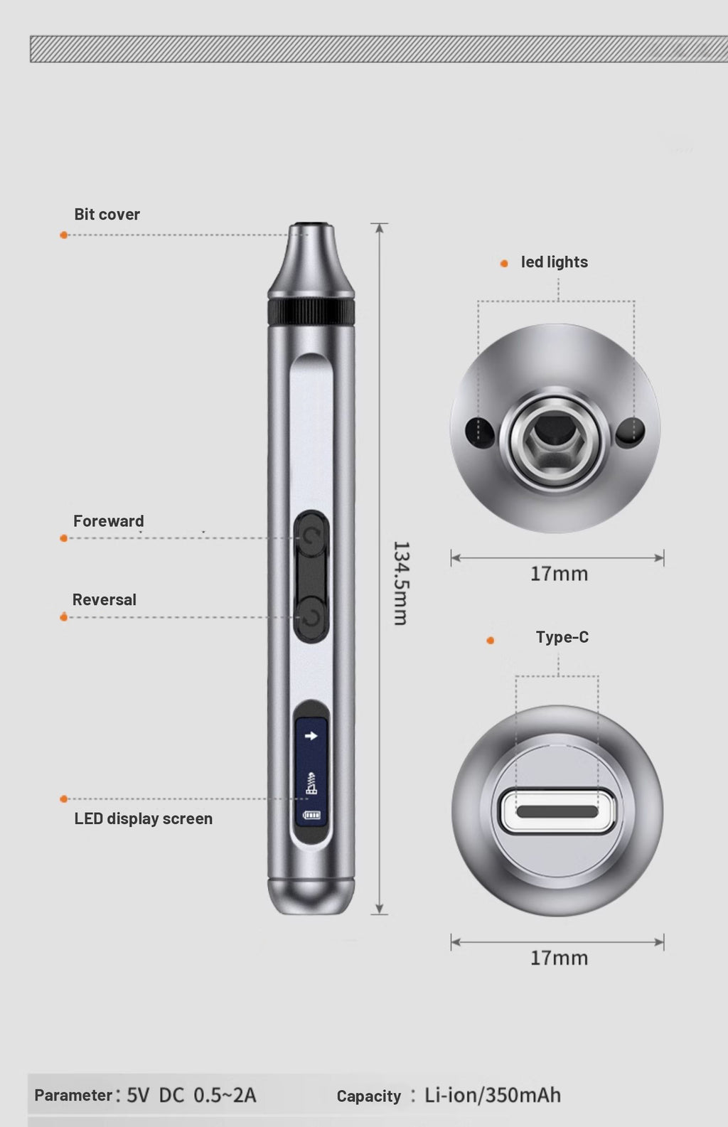 50 in 1 Electric Screwdriver Precision Repair Power Tools Set Magnetic Screw Driver Bits for Home Appliances Watch Phones