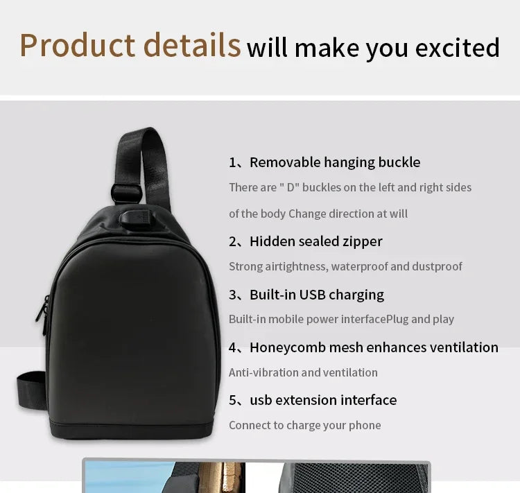 Led Waist Bag Smart  APP LED Pixel Backpack for Women Men DIY Multilingual Graffiti Dynamic Shoulder Bag Chest Bag Led Display
