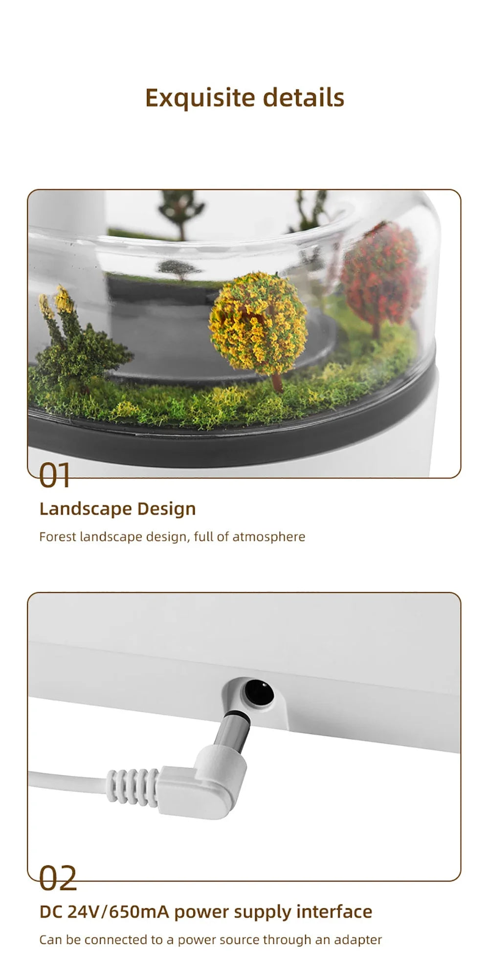 New Raindrop Air Humidifier Aroma Humidifier Colorful Atmosphere Light White Noise Music Essemtial Home Oil Fragrance Diffuser
