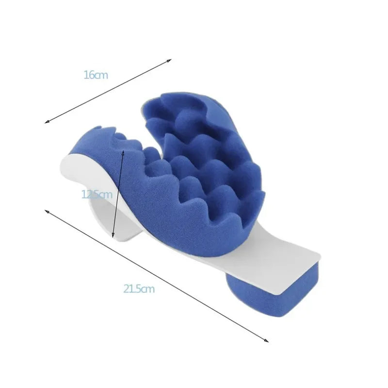 Relaxed Neck Support Pillow Tension Reliever  Massager Head Neck Shoulder Relax Muscle Tension Relieves Tightness Soreness Tool