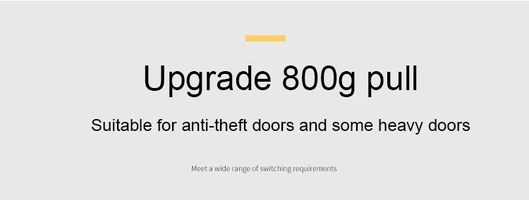 1pc Black Punch Free Automatic Sensor Door Closer Automatic Shutdown Device Non Punching Telescopic Sliding Door Device