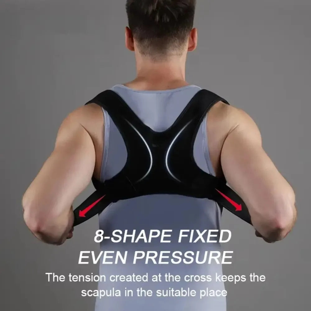 Back Posture Corrector Adjustable Medical Brace Shoulder Support Corrector Prevention Humpback Back Health Care