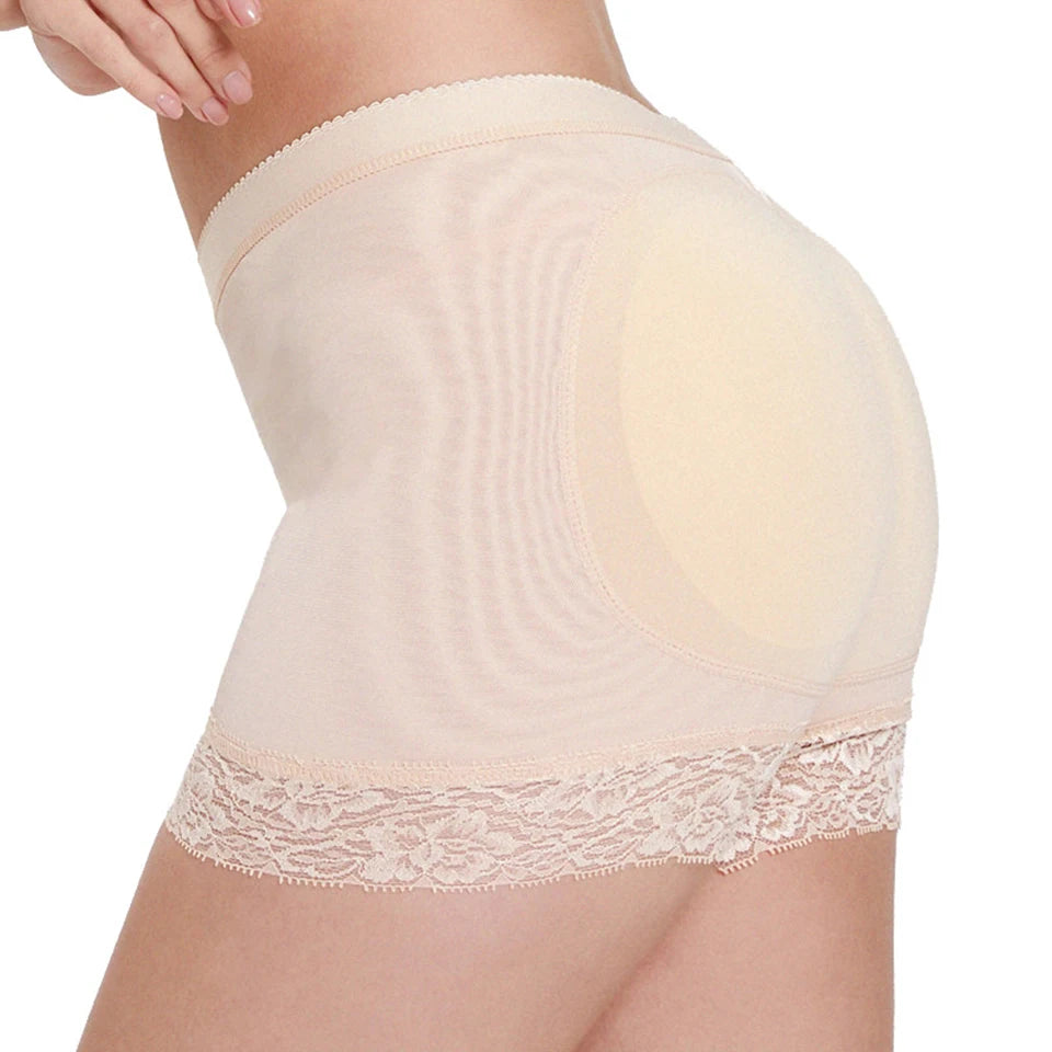 Women's Underwear Fake Buttock Body Shaper Padded Seamless Panties Panty Sexys Hip Enhancer High Waist Tummy Control Short