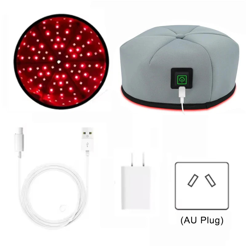 Red Light Therapy Cap Device Near Infrared LED Helmet for Hair growth Treatment Hat Prevant Loss Head relaxation Relief scalp