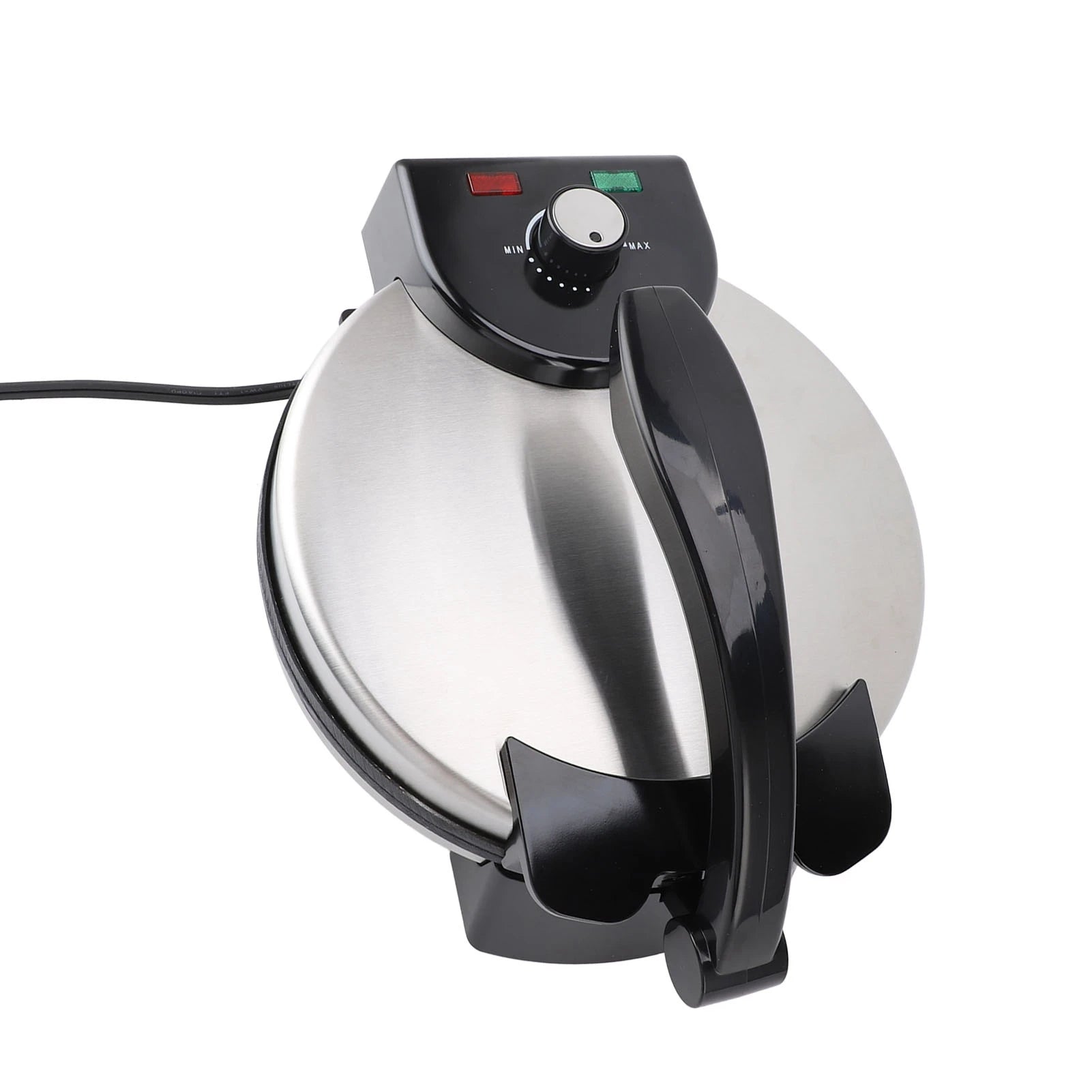 Roti Maker Machine 10in Simple  Easy Cleaning Knob Temperature Control 110V US Plug Electric Crepe Maker for Kitchen Tortilla