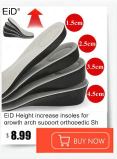EiD 2cm 3cm 4cm Silicone Invisible Height Increase Insole Height Lift Taller 2in1 Soft Sock Shoes Pad for Men Women dropshipping