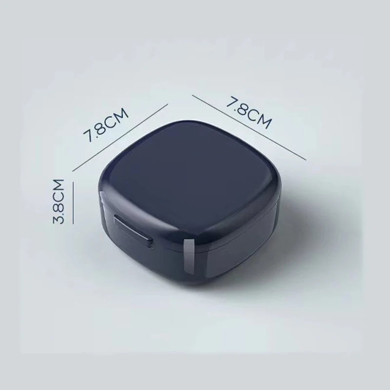 Retainer Case Portable Mouth Guard Box Oral Cleaning False Teeth Denture Storage Box Teeth Aligner Braces Box Orthodontic