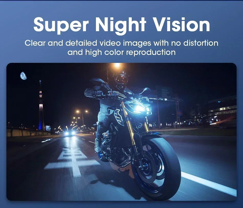 Srnubi 7 Inch Motorcycle Portable Navigation GPS Wireless Carplay Android Auto IP67 Waterproof Motorcycle Touch Screen Display