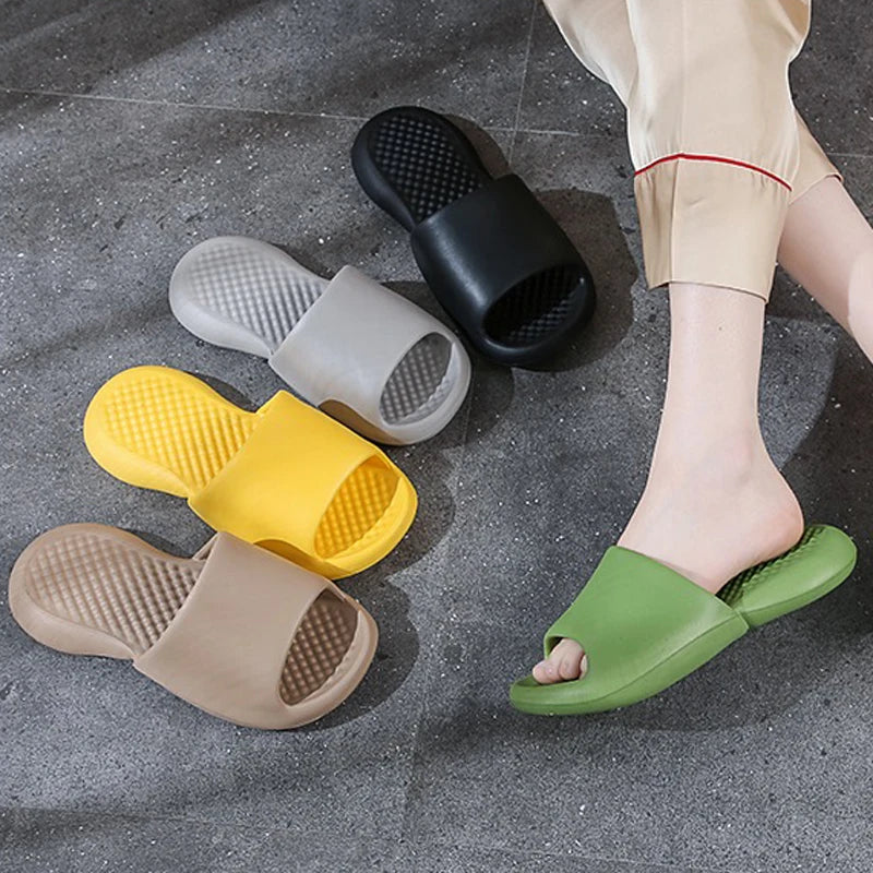 Slippers for women eva, summer home, bathroom, anti slip thick sole, external wearing of sandals