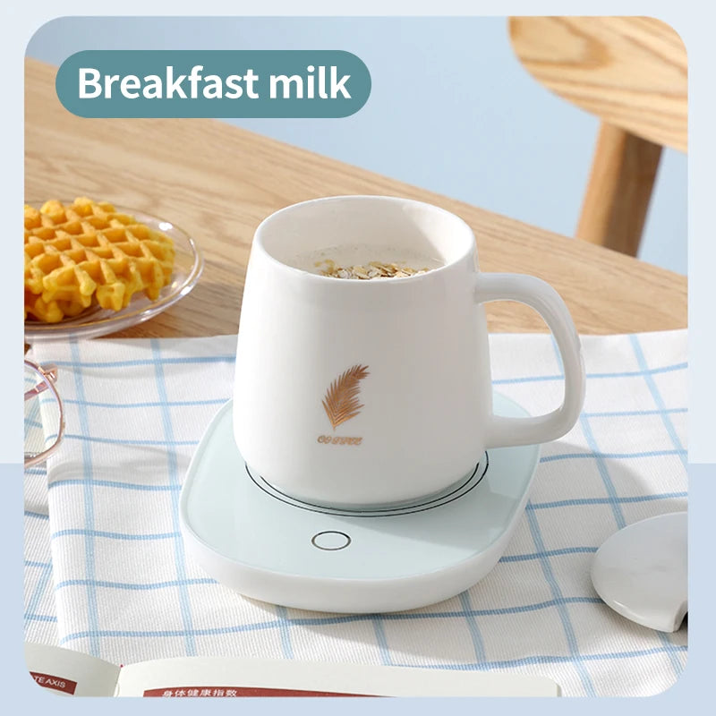 220V Electric Heating Coaster Heater Mug Warmer 55°C For Coffee Milk Tea Heating Pad Thermostatic Mat Kitchen Supplies