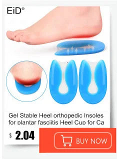 EiD 2cm 3cm 4cm Silicone Invisible Height Increase Insole Height Lift Taller 2in1 Soft Sock Shoes Pad for Men Women dropshipping