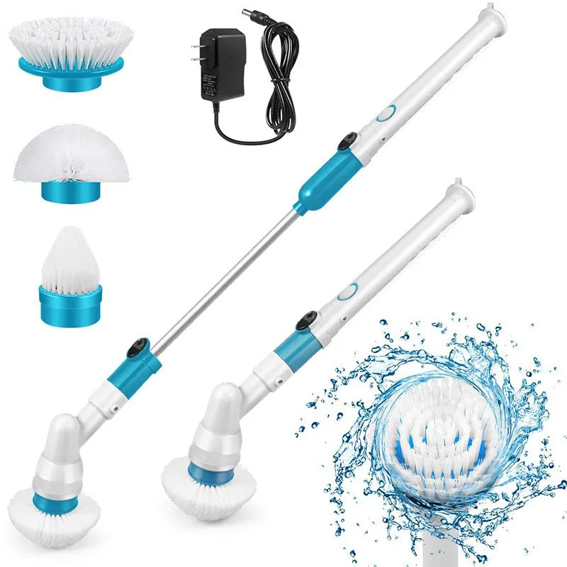Electric Cleaning Brush Multifunctional Household Bathroom Floor Corner Gap Shower Room Glass Brush