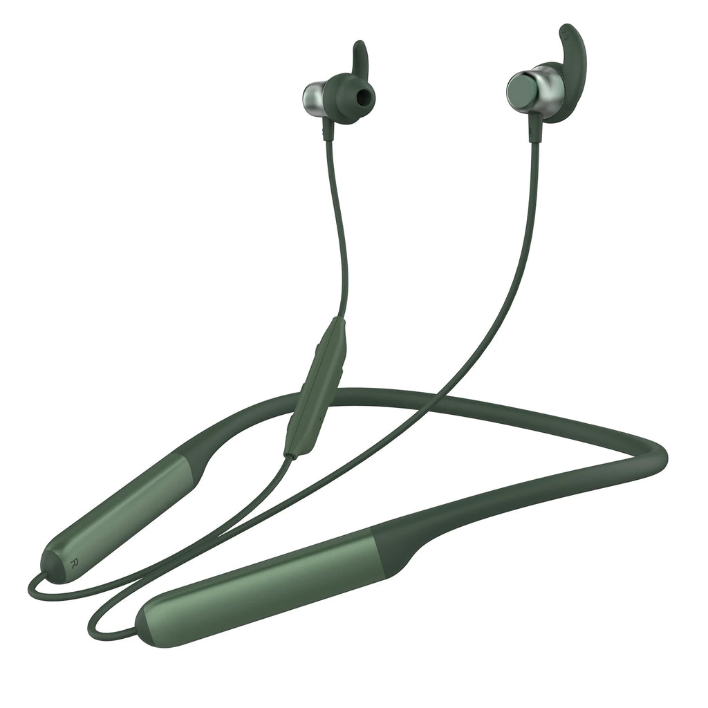 Nurati N1 5.2 Sport BT 100 Hours, Bluetooth Wireless Headset with Noise-Cancelling Microphone and IPX6, In-Ear W