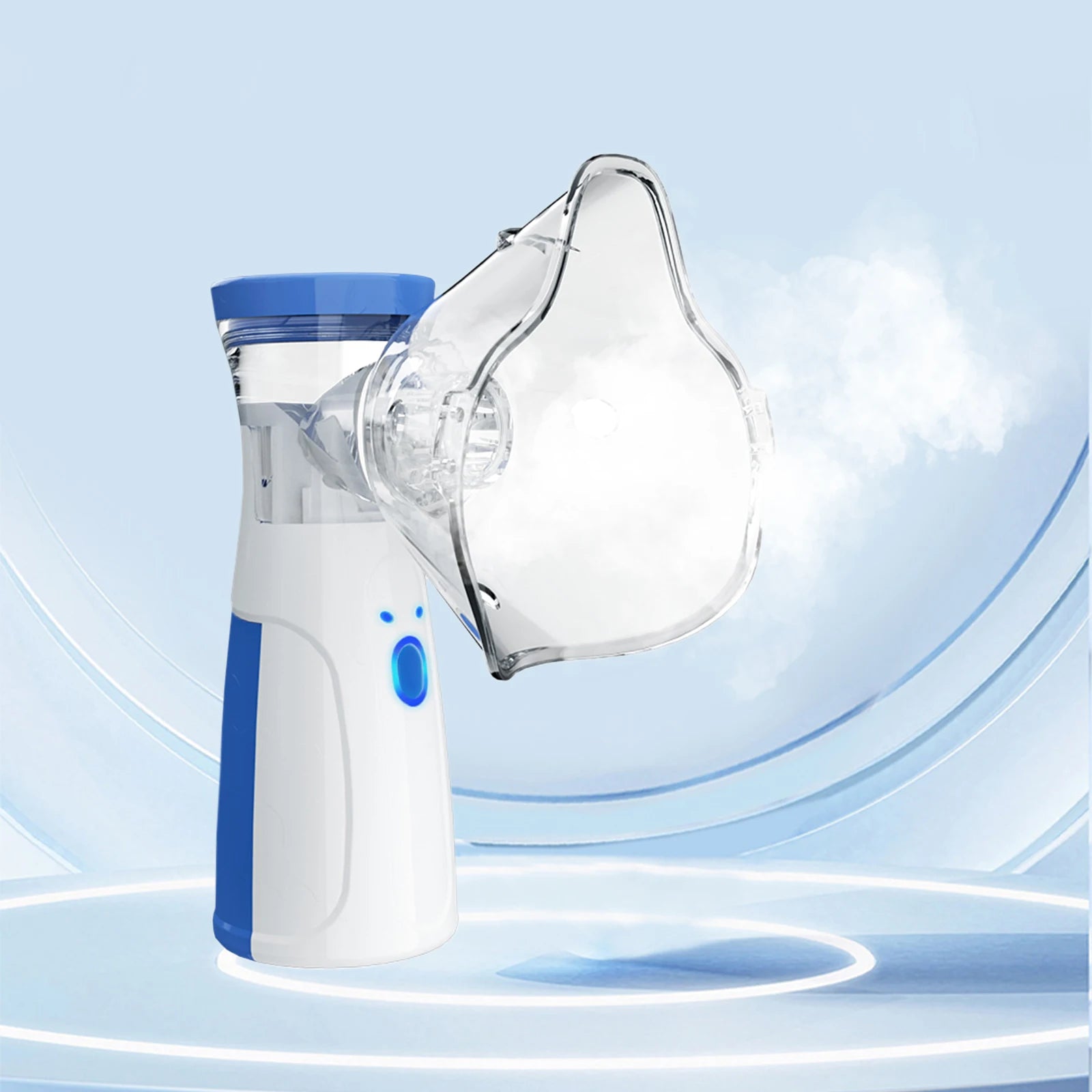 Mini Facial Steamer and Humidifier 2-in-1 Nano Ion Mist for Skin Moisturizing and Air Moisturizing with Water Tank Beauty Spray