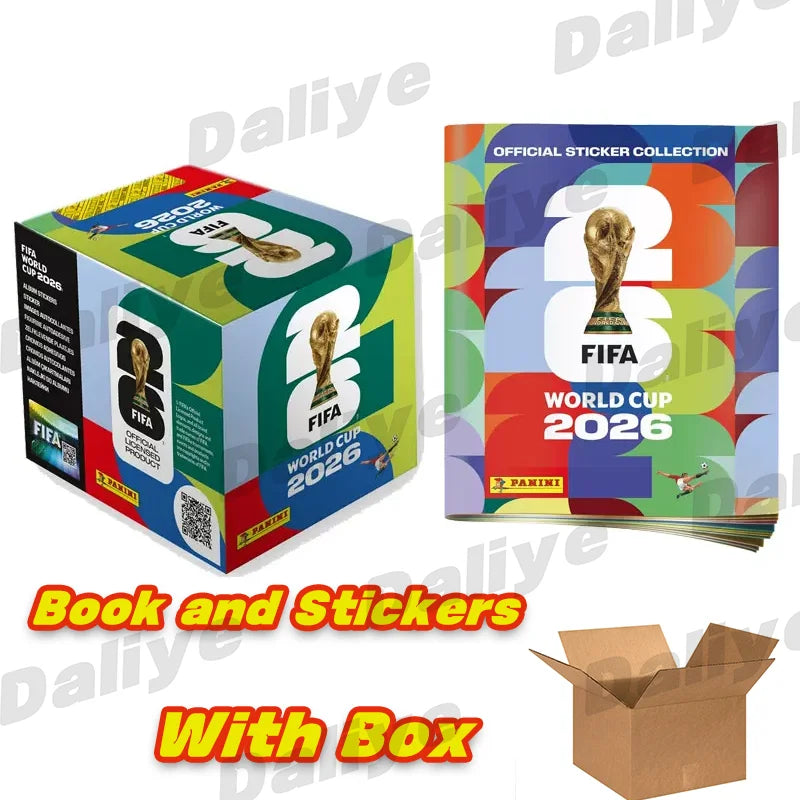 In Stock Football Cards 2026 Panini FIFA World Cup Sticker Pack Panini Soccer Card Panini Cards Soccer Set Collection Gift