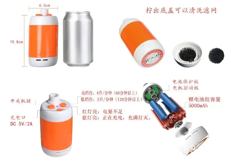 Standard Version Multiple Upgraded Models Of Outdoor Camping Electric Shower Pet Shower Outdoor Camping Shower Outdoor Tool