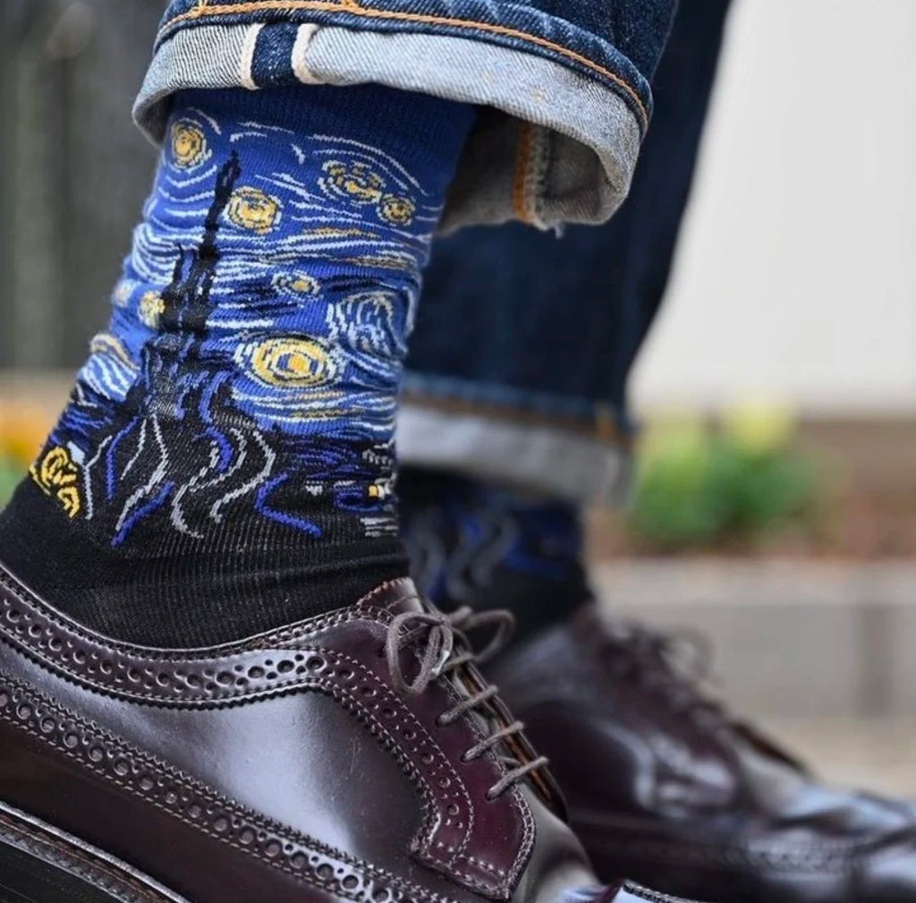 10 pairs of food pattern men's socks irregular color women's socks street trend skateboarding socks