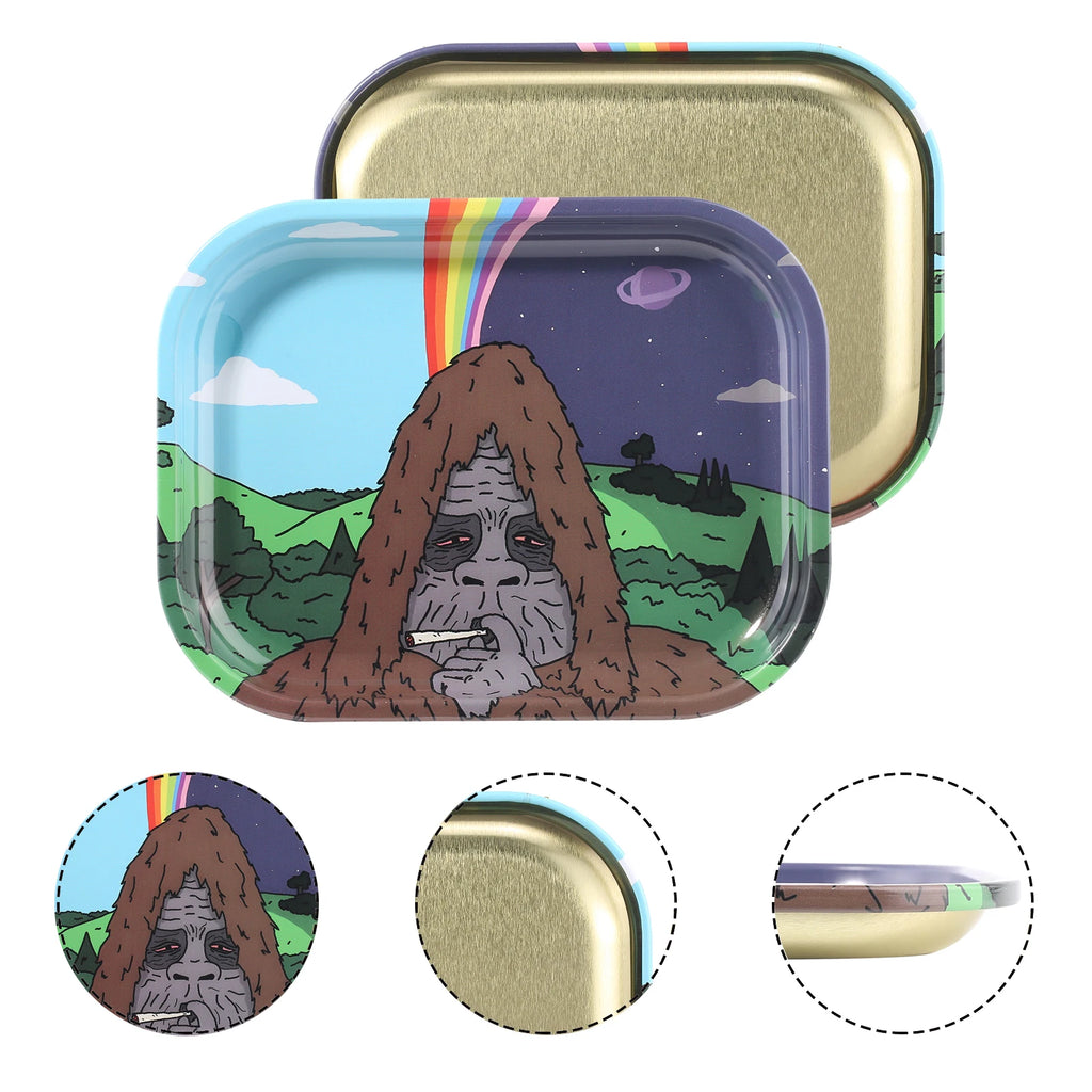 1/2 Pieces Gorrila Herb Spice Grinder Rolling Tray Gifts