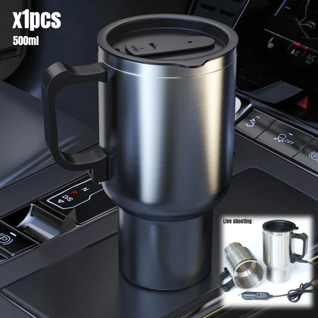 Smart Car 2-In-1 Hot and Cold Cup Drinks Holder Home Fast Refrigeration Cooling/Heating Mini Touch Screen Beverage Mug Drink Can