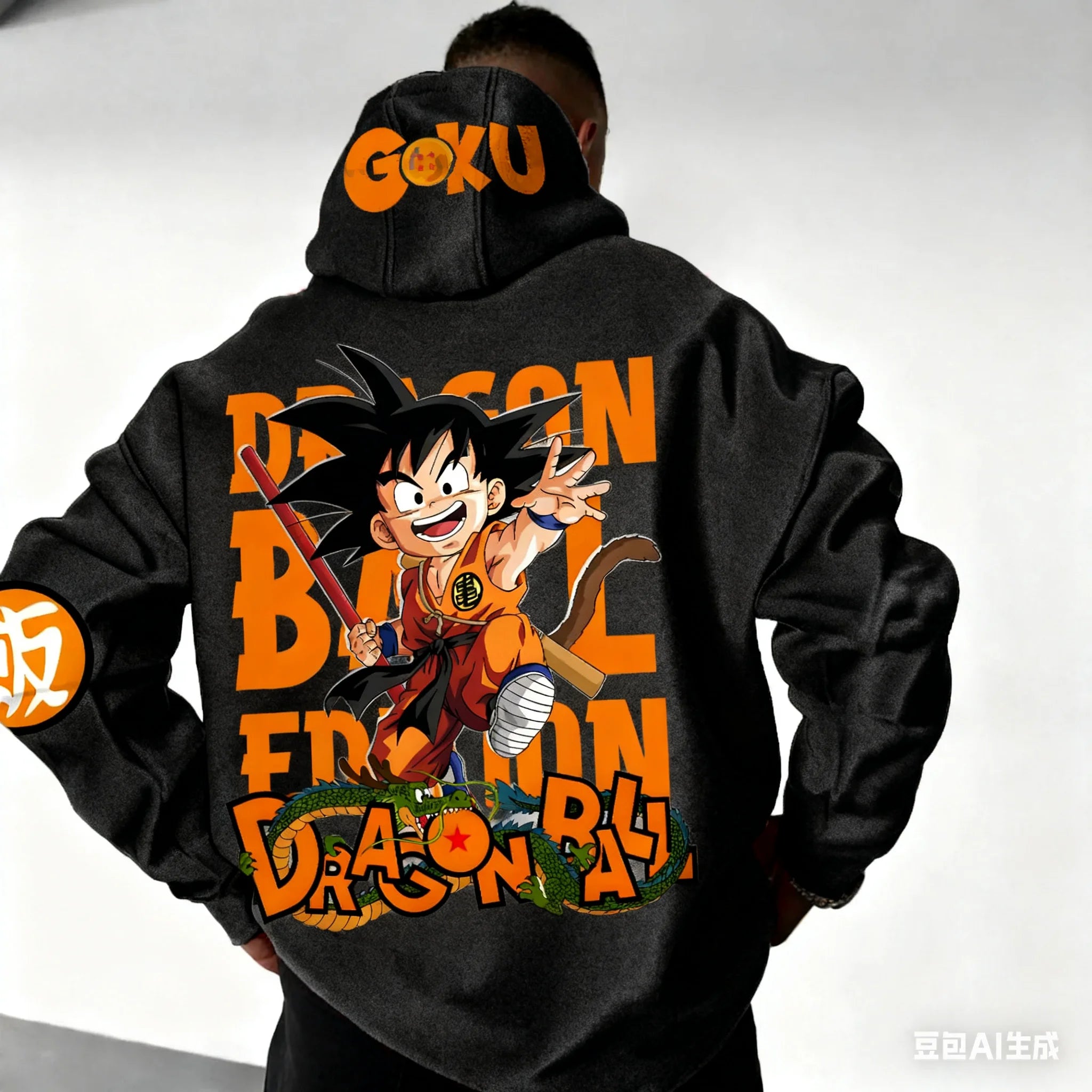 Son Goku Dragon Ball Autumn Harajuku Men Hoodie Streetwear Women Vintage Winter Oversized Hooded Sweatshirt Long Sleeve Unisex