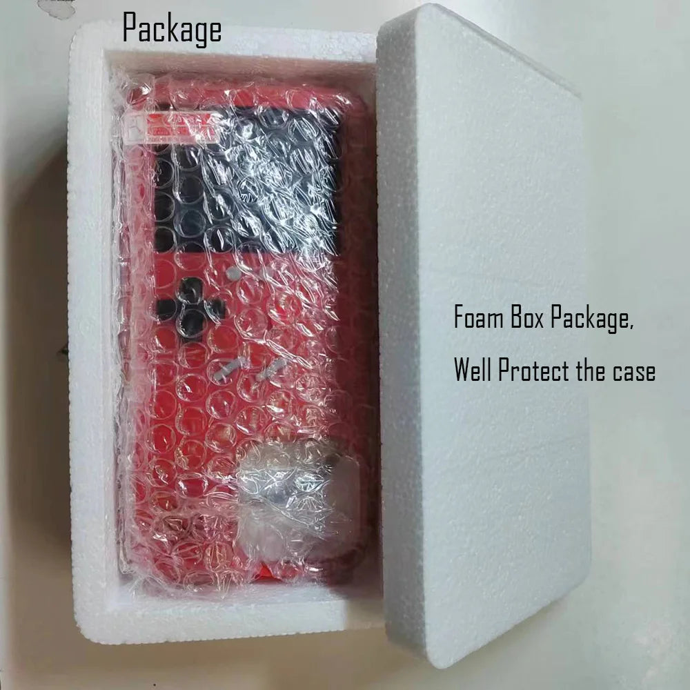 For iPhone 14 16 15 12 13 Pro Max X Xr Xs Max 7 8 Plus SE 2022 Playable Gameboy Case Retro 3D Video Game Cover Console