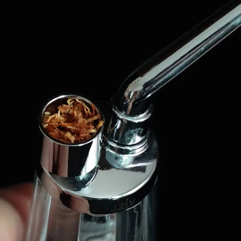 Multi functional advanced metal hookah pot, popular bottled water pipe, portable smoke pipe, healthy metal pipe filter gift