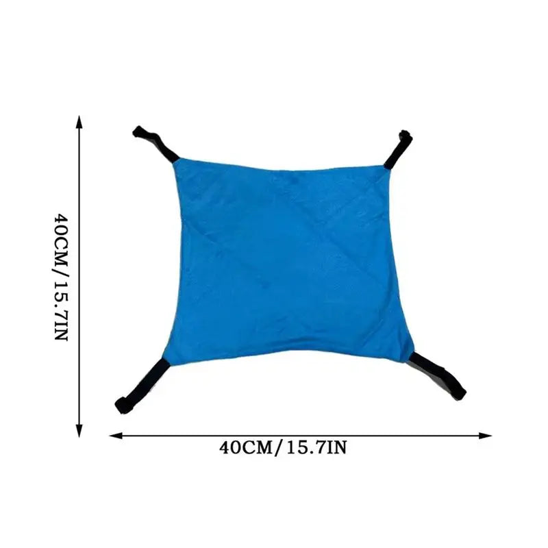 A96K-Adjustable Cat Hammock Bed Cage Accessories For Ferret Puppies Rabbits Small Animals Tree Indoor House Cat Swing Bed
