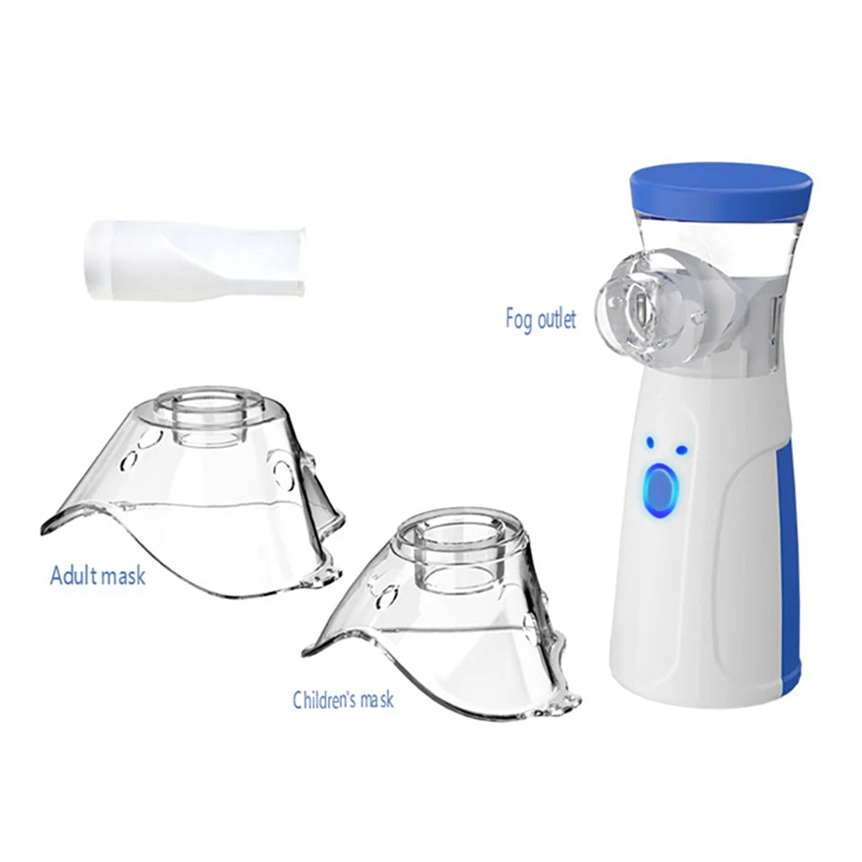 Mini Facial Steamer and Humidifier 2-in-1 Nano Ion Mist for Skin Moisturizing and Air Moisturizing with Water Tank Beauty Spray