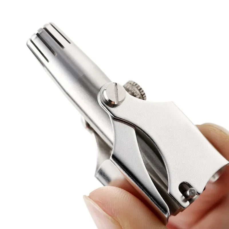 Nose Hair Trimmer For Men And Women Stainless Steel Manual Nose Hair Razor No Noise Washable Nose Hair Trimmer Manual Shaver