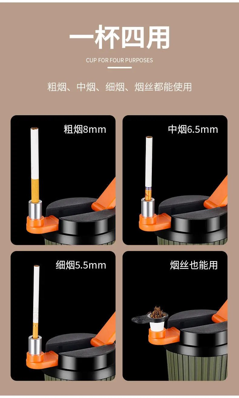 New Portable Coarse, Medium and Fine Four-purpose Filter, Washable Cigarette Cup and Pipe Holder