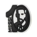 1-16pcs of Football Star Mesi Series Cartoon Shoe Charming Decorative Accessories, Children's Favorite Gifts