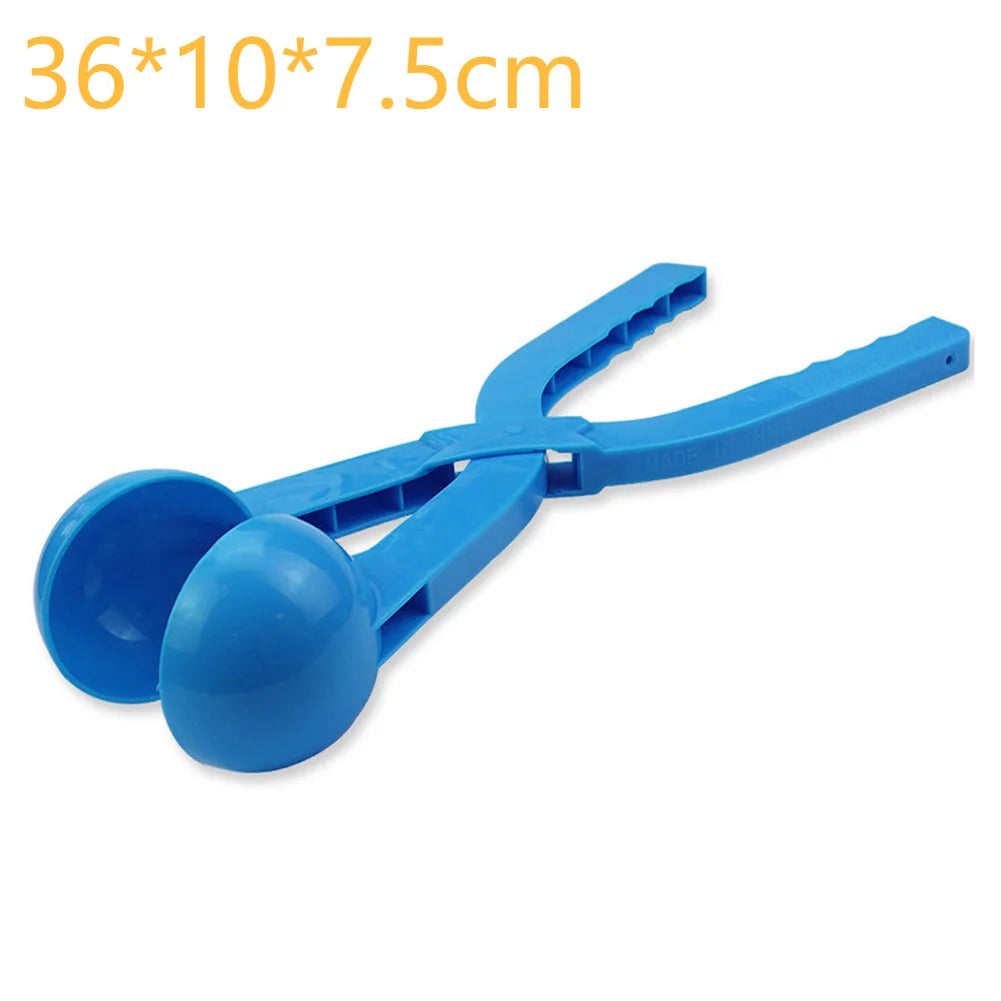 Snowball Maker Clip for Kids Adult Heart Snowflake Duck Shape Clip Tongs for Outdoor Sand Snow Ball Mold Toys Fight Sports Toys