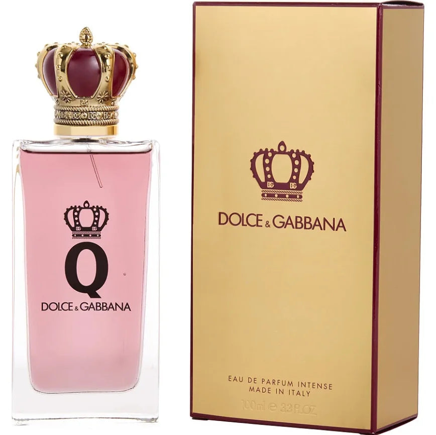 Dolce & Gabbana Q Intense women Eau De Parfum Spray 100ml Amber Woody Fragrance Original Long-Lasting Scent