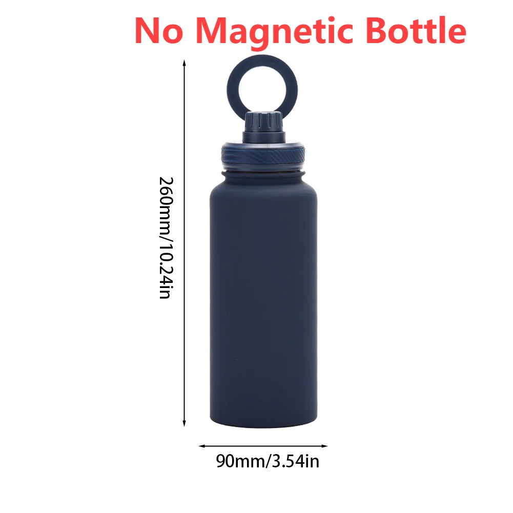 1000ML Sports Bottle With Magnetic Ring Insulated Bottle Water Bottle with Rotating Phone Holder Thermal Water Cup Thermal Mug