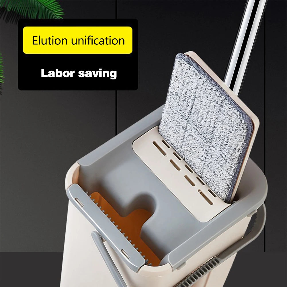 Rotating Head Household Cleaning Cloth Replacement Mop Microfiber Flexible Mop Heads Multi-function Stickable for Home Office
