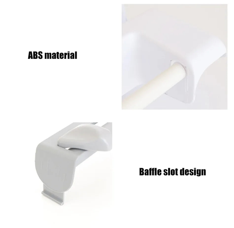 Large Food Cling Film Dispenser 4 In 1 Wall-Mounted Plastic Wrap Cutter Aluminium Foil Dispenser Kitchen Accessories Organizer