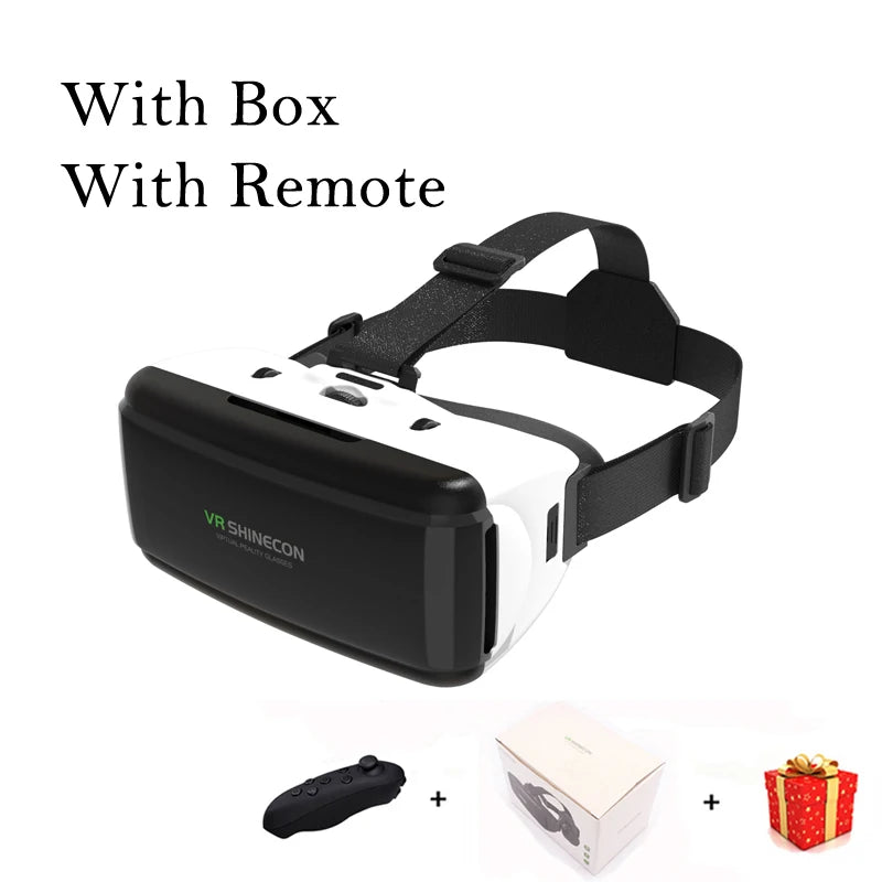 VR Shinecon Casque Helmet 3D Glasses Virtual Reality Augmented For iPhone Android Smartphone Smart Phone Goggle Mobile Viar Game