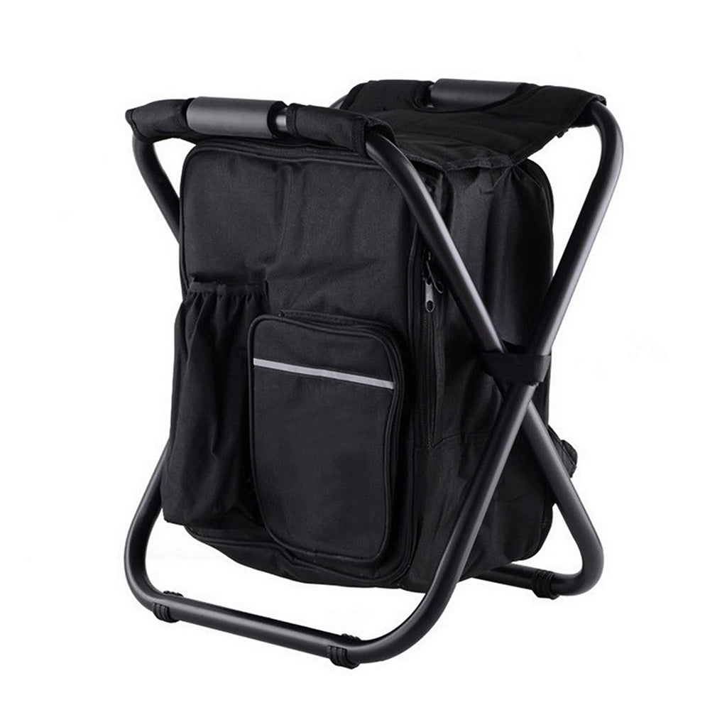 Portable Ice Chair Cooling Seat Ice Stool  Foldable Insulated Ice Pack Stool with Dual-shoulder Straps Perfect for Fishing
