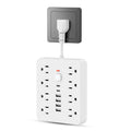 14-in-1 Multifunctional Power Strip with Switch & Surge Protection,  with 8AC Outlets & 4 USB & 2 Type-C Ports travel charger