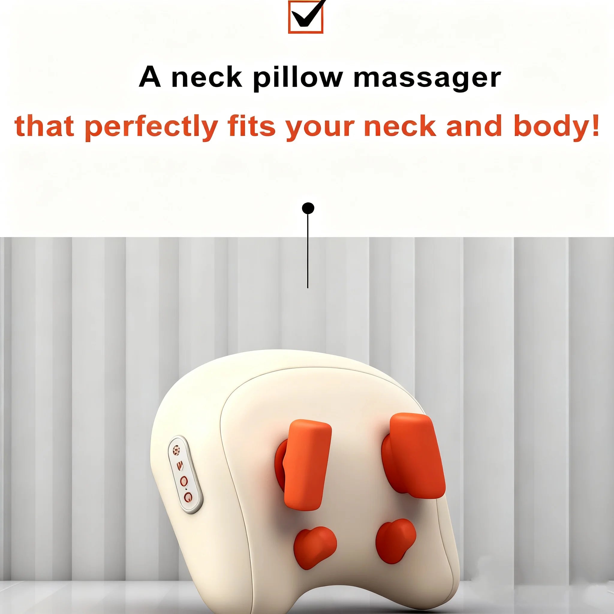 SPA Portable Pillow Massager Lazy Person Leading Shoulder Professional Super Strong Neck Massage Wireless Warm Pillow Type Massa