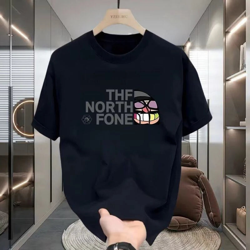 men's high quality cotton luxury brand graphics shirt 2026 summer Women's hot sale oversized  O-neck Short sleeve fashion Tshirt