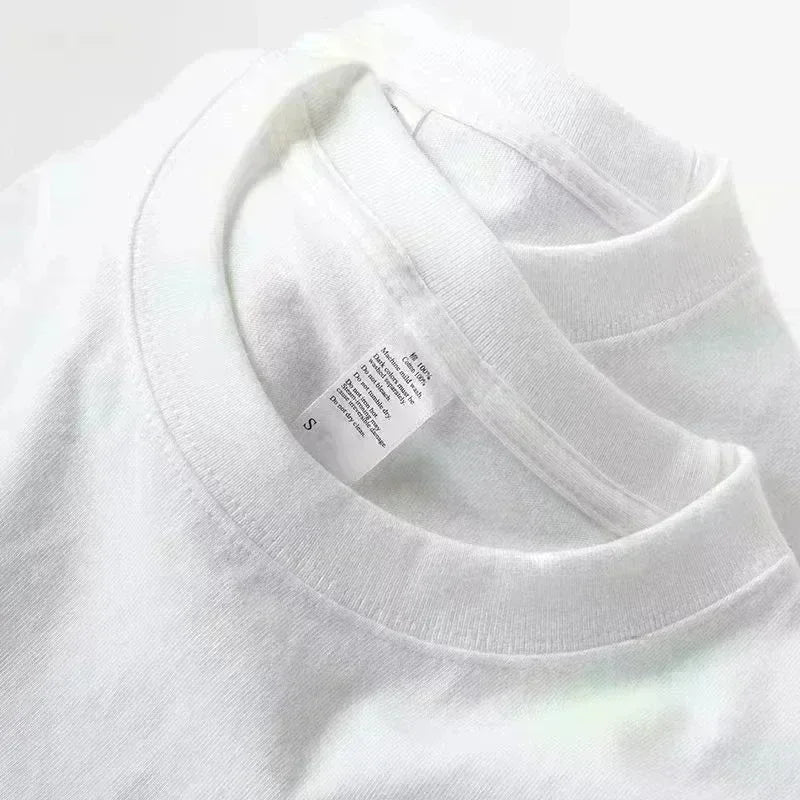 RVCA VA Letter Print T-Shirt Men's Gemini Symmetrical Summer Pure Cotton Comfortable T-Shirt